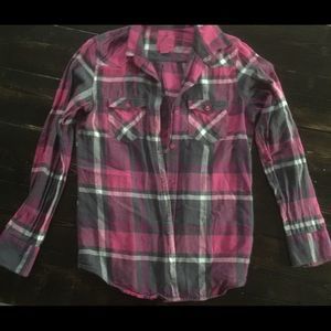 Pink plaid shirt